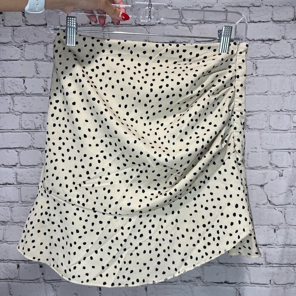 NWOT Pink Lily Lasting Impression Tan Leopard Print Mini Skirt - Picture 9 of 11